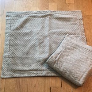 Restoration Hardware Euro Sham Covers x2